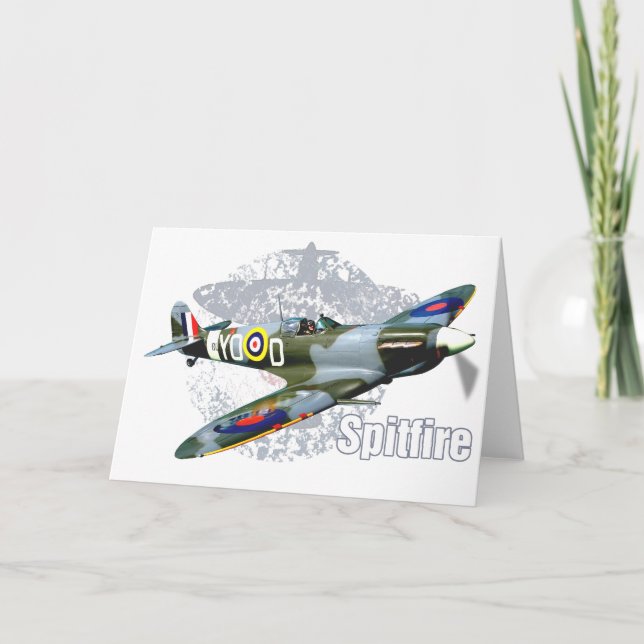 Spitfire Supermarine Card (Front)