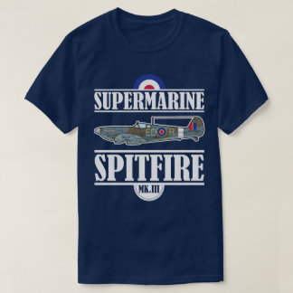 Spitfire Supermarine Vintage Aviation WWII Plane T-Shirt
