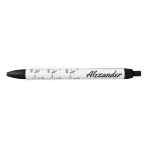 Spitfires Customizable Black Ink Pen