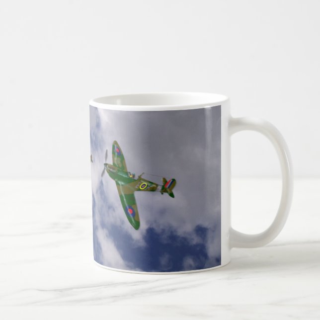 spitfires in Flight... Coffee Mug (Right)