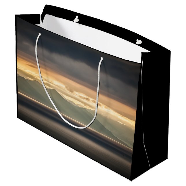 Spitsbergen Svalbard Large Gift Bag (Back Angled)