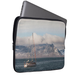 Spitsbergen Svalbard Sailboat Laptop Sleeve