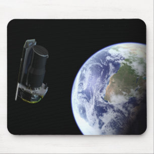 Spitzer departing the Earth soon after launch Mouse Pad