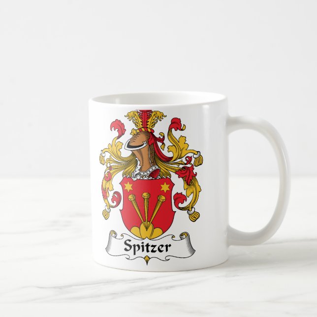 Spitzer Family Crest Coffee Mug (Right)