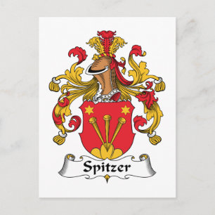 Spitzer Family Crest Postcard
