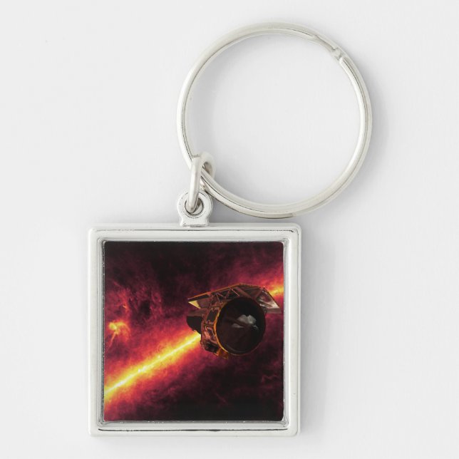 Spitzer seen against the infrared sky 2 key ring (Front)