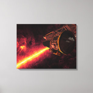 Spitzer seen against the infrared sky canvas print