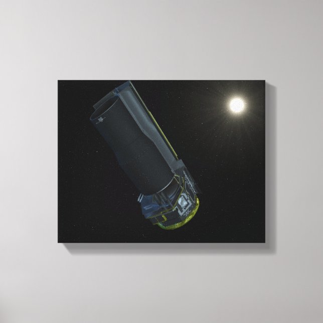 Spitzer seen in visible light canvas print (Front)