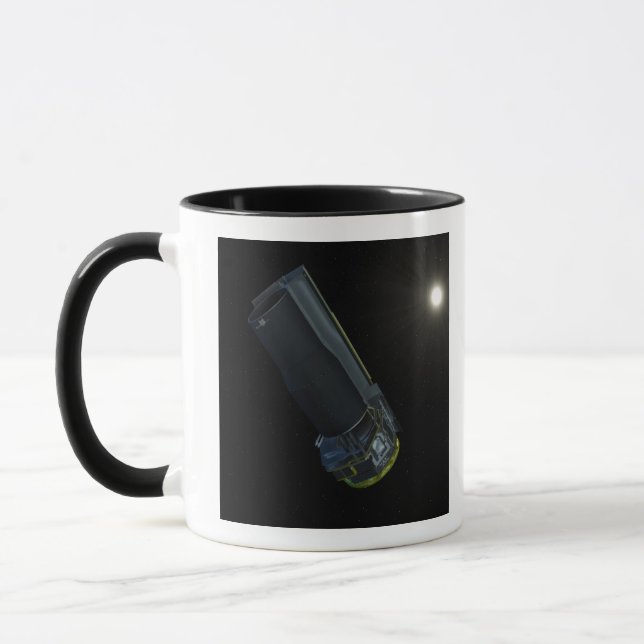 Spitzer seen in visible light mug (Left)