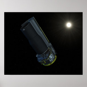 Spitzer seen in visible light poster