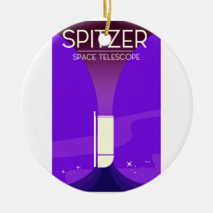 Spitzer Space Telescope Ceramic Tree Decoration