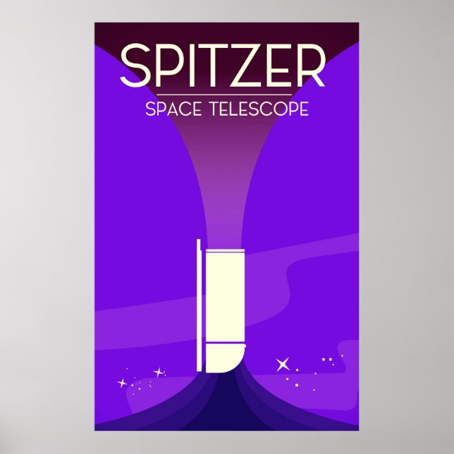 Spitzer Space Telescope Poster (Front)