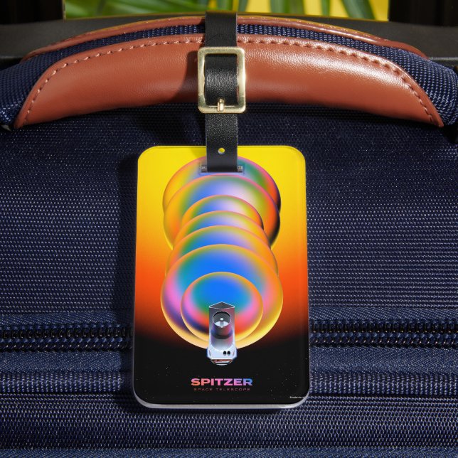 Spitzer Space Telescope Poster. Luggage Tag (Front Insitu 2)