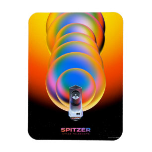 Spitzer Space Telescope Poster. Magnet