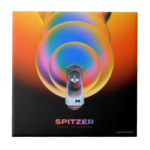 Spitzer Space Telescope Poster. Tile