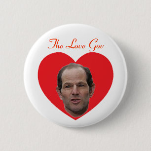 Spitzer:  The Love Gov 6 Cm Round Badge