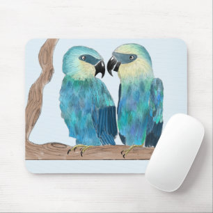Spix's Macaws on a Mouse Pad