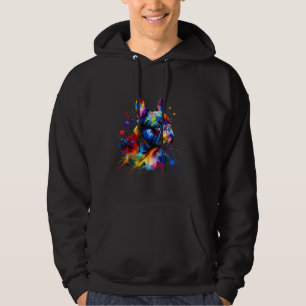 Splash Art French Bulldog Frenchie Bulldogs Hoodie
