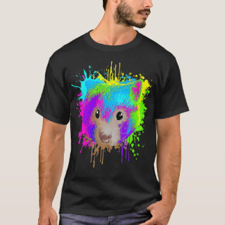 Splash Art Hamster Gift Animal Hamster Lovers T-Shirt
