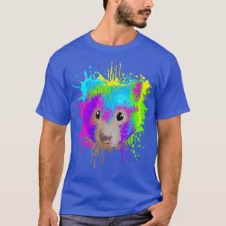 Splash Art Hamster Gift Animal Hamster Lovers T-Shirt