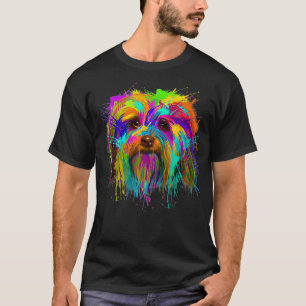 Splash Art Havanese Cuban Havaneser Havanezer  T-Shirt