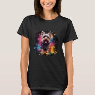 Splash Art Yorkshire Terrier - Yorkshire Terrier S T-Shirt
