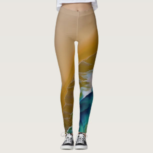 Splash! Colourful bubbles Abstract Leggings