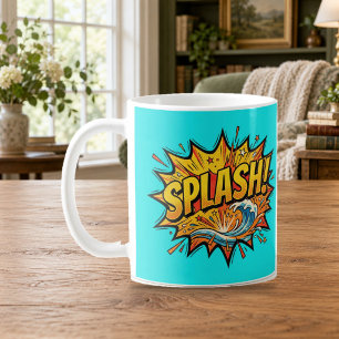 SPLASH Comic Book Pop Art Wave Mug