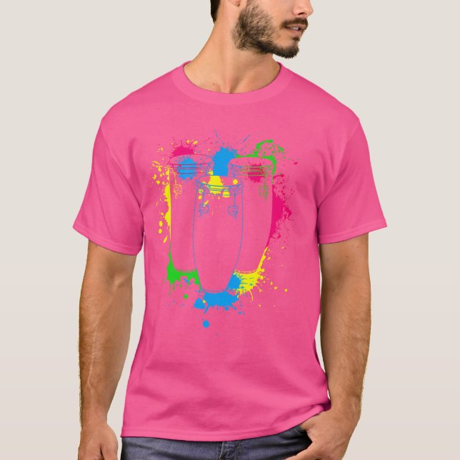 Splash Conga Drums T-Shirt (Front)