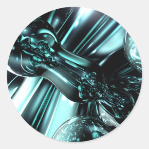 Splash Down Abstract Sticker