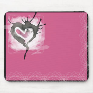 splash-heart pad mouse pad