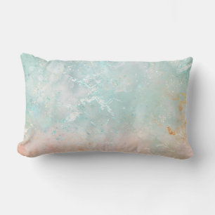 Splash Ink Watercolor Background, pastel colourful Lumbar Cushion