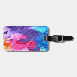 Splash luggage tag