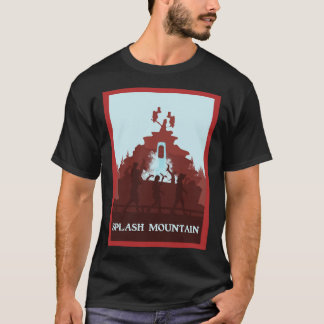 Splash Mountain - Minimalist Travel Style - Theme T-Shirt