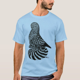 Splash Muffed Tumbler Pigeon T-Shirt