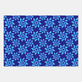 Splash of Blue Wrapping Paper Sheet