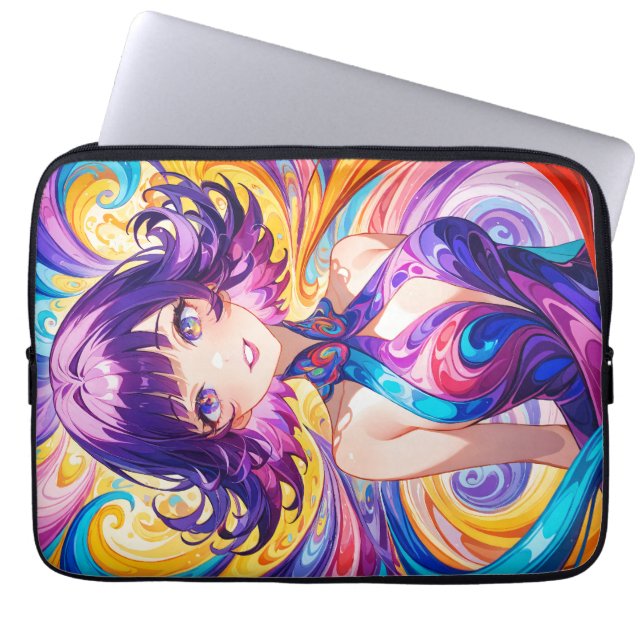 Splash of colour laptop sleeve (Front)