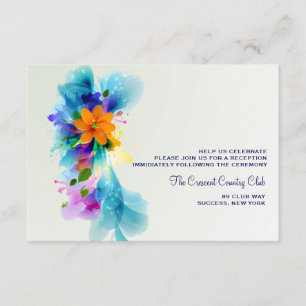 Splash of Colour Reception Card