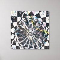 Splash of Colour Stretched Canvas Print