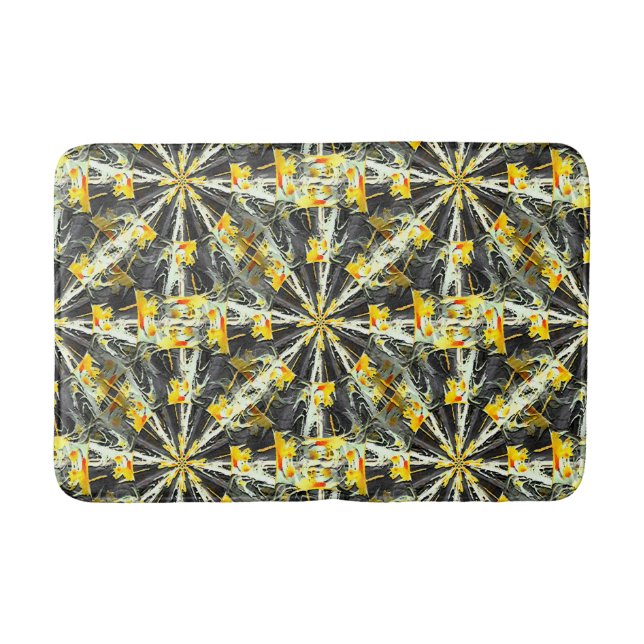 Splash of flowers..... bath mat (Front)