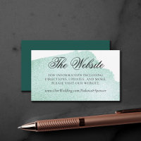 Splash of Green | Emerald Jade Watercolor Website