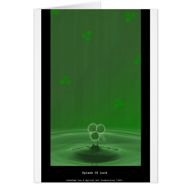 Splash Of Luck Card (Front)