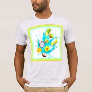 Splash of Tropical Fruits Art. Buy Now T-Shirt