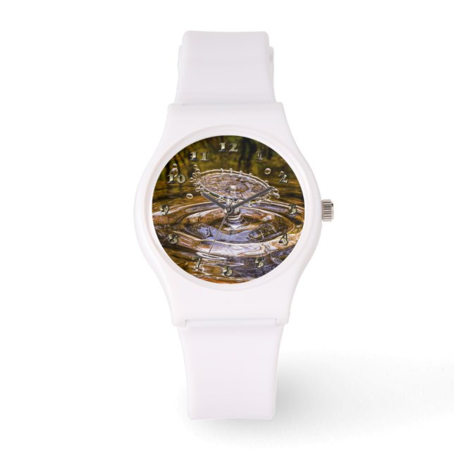 Splash of Water Drip Drop Watch (Front)