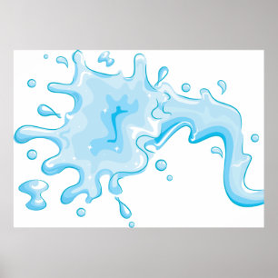 Splash Of Water Poster