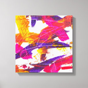 splash paint canvas print