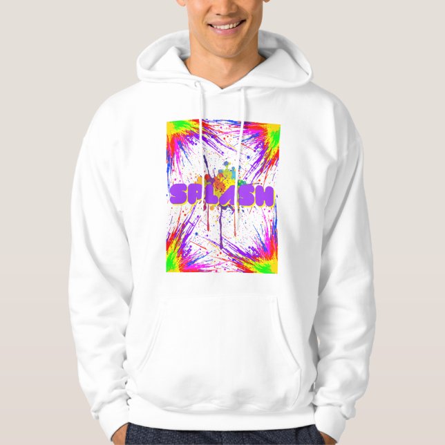 splash paint hoodie (Front)