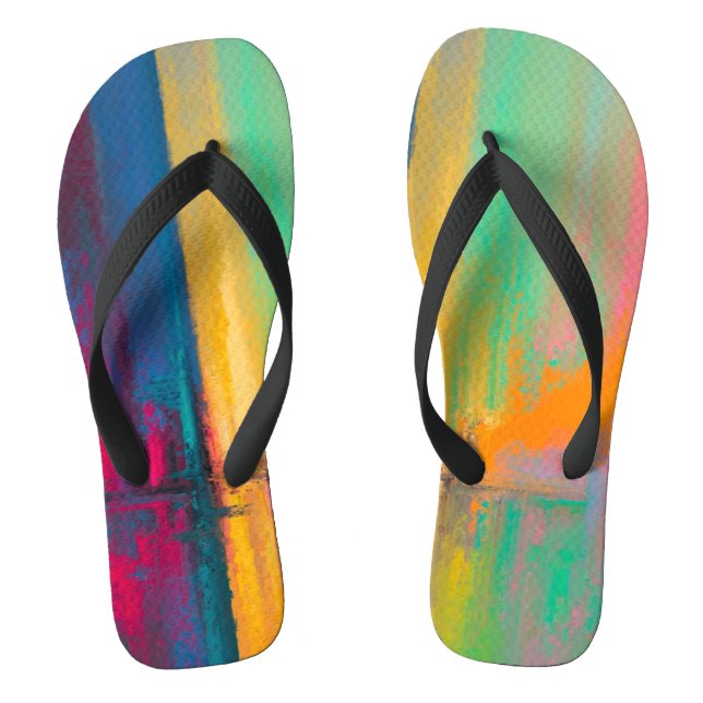 Splash paint jandals (Footbed)