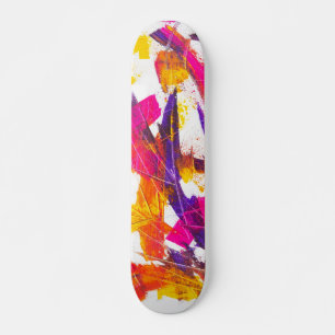 splash paint skateboard