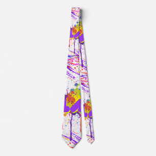 splash paint tie